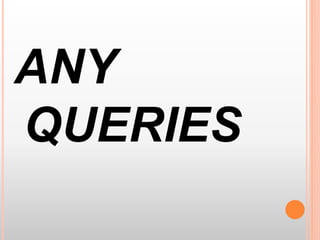 ANY
QUERIES
 