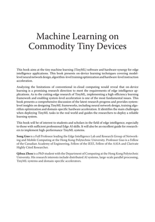 Machine Learning On Commodity Tiny Devices Theory And Practice Song Guo ...