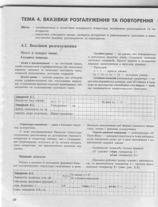 основи алгоритмізації та програмування