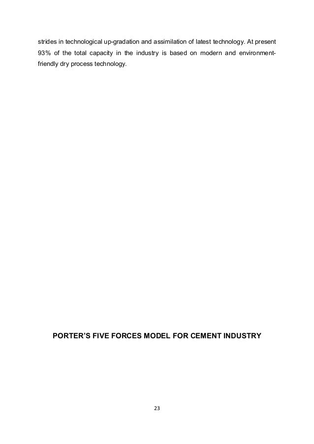 ultratech cements porter five forces The global captive power generation market is steadily increasing and is projected to grow at a moderate rate in the future the market study further presents an extensive outlook on the seller background of the market referring to porter’s five forces analysis the research report also deals with the r&d accomplishments, mergers. ultratech cements porter five forces The global captive power generation market is steadily increasing and is projected to grow at a moderate rate in the future the market study further presents an extensive outlook on the seller background of the market referring to porter’s five forces analysis the research report also deals with the r&d accomplishments, mergers.