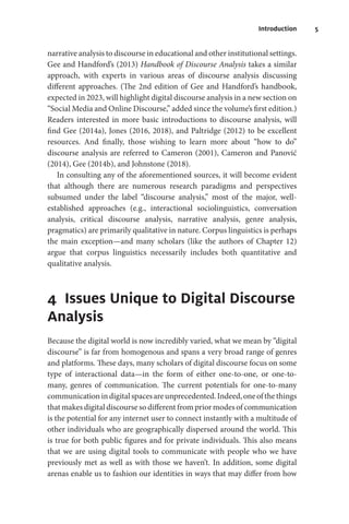 Research Methods For Digital Discourse Analysis Camilla Vsquez Editor | PDF