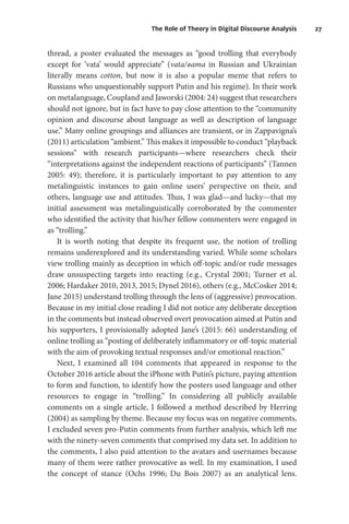 Research Methods For Digital Discourse Analysis Camilla Vsquez Editor | PDF