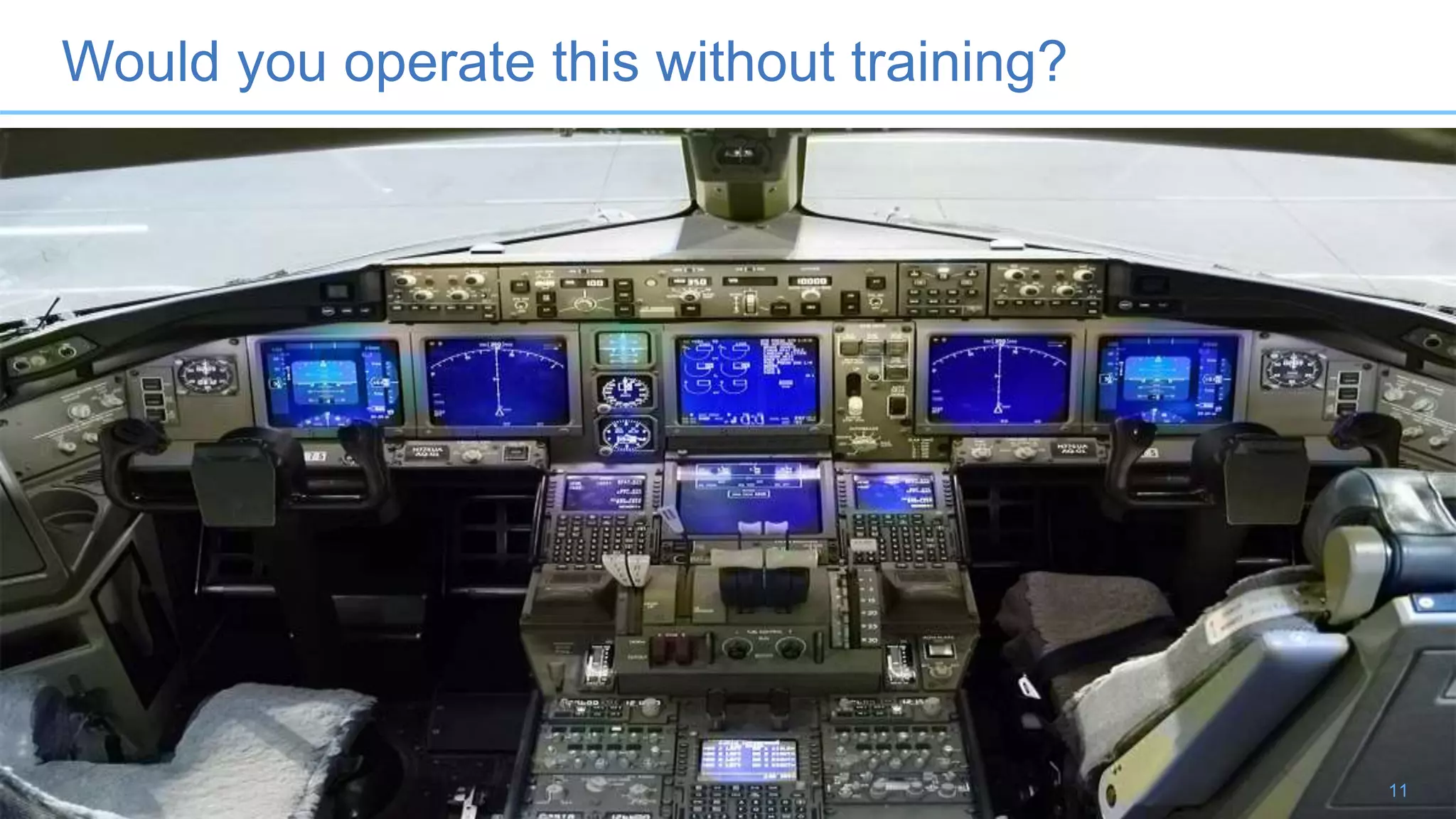 Would you operate this without training?
11
 