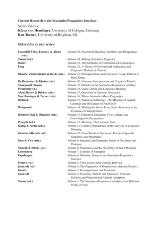 Multidimensional Semantics Of Evaluative Adverbs Mingyan Liu | PDF
