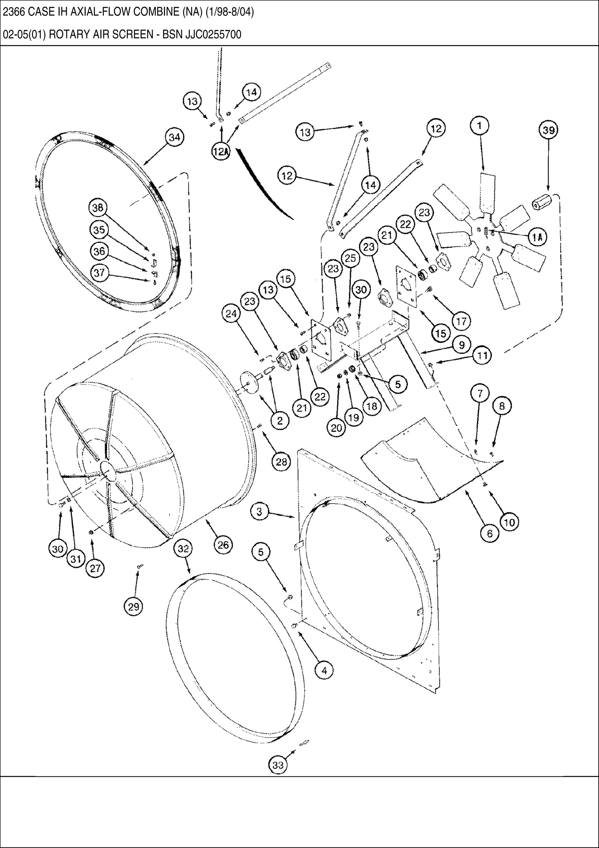 CASE 2366 IH Axial - flow combine parts catalog | PDF