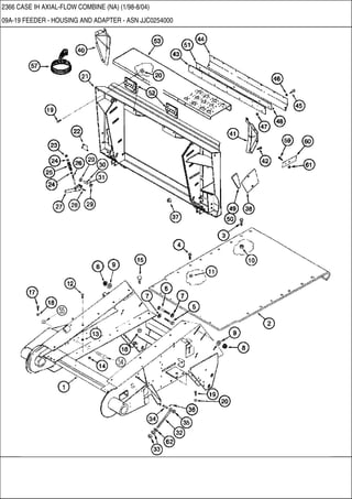 CASE 2366 IH Axial - flow combine parts catalog