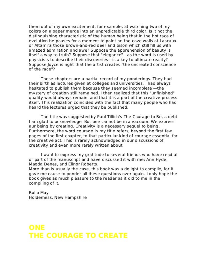 the courage to create rollo may summary the courage to create rollo may summary