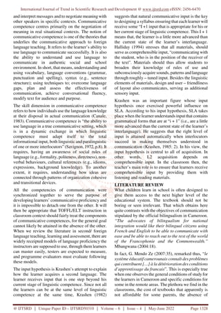 Challenges in the Teaching of French as a Second Language in Some ...