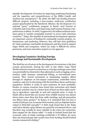 Ecotourism And Sustainable Development Second Edition Who Owns Paradise ...