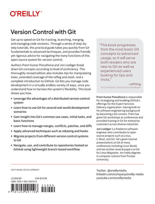 Version Control With Git Powerful Tools And Techniques For ...