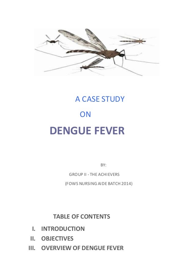 case study of dengue fever