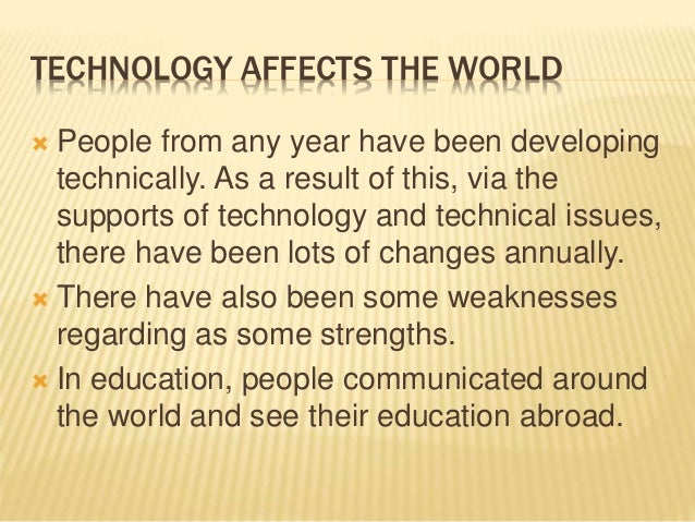 technology affects education under fontanacountryinn com technology affects education