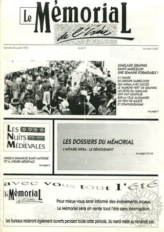 24/07/1993 - Le Mémorial de l'Isère N°2380