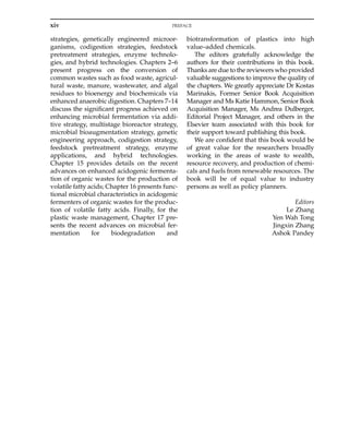 Biomass Biofuels Biochemicals Microbial Fermentation Of Biowastes Le ...