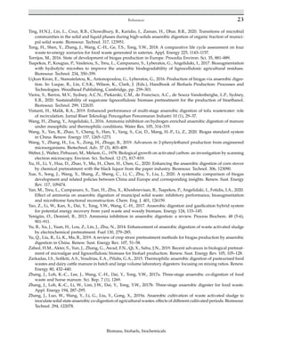 Biomass Biofuels Biochemicals Microbial Fermentation Of Biowastes Le ...