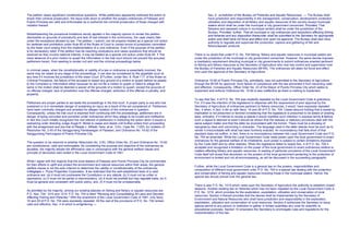 The petition raises significant constitutional questions. While petitioners apparently instituted the action to
enjoin their criminal prosecution, the issue boils down to whether the subject ordinances of Palawan and
Puerto Princesa are valid and enforceable as to authorize the criminal prosecution of those charged with
violation thereof.
Notwithstanding the procedural limitations strictly applied in the majority opinion to render the petition
dismissible on grounds of prematurity and lack of real interest in the controversy, the case clearly falls
under the exceptions allowed by law. The petition, I submit, can be properly treated as a special civil action
for certiorari and prohibition under Rule 65 of the Rules of Court to correct errors of jurisdiction committed
by the lower court arising from the implementation of a void ordinance. Even if the purpose of the petition
is for declaratory relief, if the petition has far-reaching implications and raises questions that should be
resolved as they involve national interest, it may be treated as a special civil action under Rule 65. 1 The
mere absence of a prior motion to quash the Information in the trial court should not prevent the accused,
petitioners herein, from seeking to render null and void the criminal proceedings below.
In criminal cases, when the constitutionality or validity of a law or ordinance is essentially involved, the
same may be raised at any stage of the proceedings. It can also be considered by the appellate court at
any time if it involves the jurisdiction of the lower Court. 2 Further, under Sec. 8, Rule 117, of the Rules on
Criminal Procedure, the failure of the accused to assert any ground of a motion to quash before he pleads
to the Complaint or Information either because he did not file a motion to quash or failed to allege the
same in the motion shall be deemed a waiver of the grounds of a motion to quash, except the grounds of
no offense charged, lack of jurisdiction over the offense charged, extinction of the offense or penalty, and
jeopardy.
Petitioners are proper parties to set aside the proceedings in the trial court. A proper party is one who has
sustained or is in immediate danger of sustaining an injury as a result of the act complained of. Petitioners
have been criminally charged and arrested for alleged violation of the ordinances in question.
Consequently, unless the trial court is enjoined from continuing with the proceedings, petitioners are in
danger of being convicted and punished under ordinances which they allege to be invalid and ineffective.
In fact this Court initially recognized the real interest of petitioners in instituting the action when it issued a
restraining order directing Judge Angel R. Miclat to cease and desist until further orders from proceeding
with the arraignment and pre-trial of People v. Alfredo Tano, et al., Crim. Case No. 11223, for violation of
Resolution No. 2-93 of the Sangguniang Panlalawigan of Palawan, and Ordinance No. 15-92 of the
Sangguniang Panlungsod of Puerto Princesa City.
The question to be resolved is whether Resolution No. 2-93, Office Order No. 23 and Ordinance No. 15-92
are constitutional, valid and enforceable. By considering the purpose and objective of the ordinances as
laudable, the majority adopts the affirmative view in consonance with the general welfare clause and
principle of devolution well-rooted in the Local Government Code of 1991.
While I agree with the majority that the local leaders of Palawan and Puerto Princesa City be commended
for their efforts to uplift and protect the environment and natural resources within their areas, the general
welfare clause is not the sole criterion to determine the validity or constitutionality of the ordinances.
InMagtajas v. Pryce Properties Corporation, 3 we reiterated that the well-established tests of a valid
ordinance are: (a) It must not contravene the Constitution or any statute; (b) It must not be unfair or
oppressive; (c) It must not be partial or discriminatory; (d) It must not prohibit but may regulate trade; (e) It
must be general and consistent with public policy; and, (f) It must not be unreasonable.
As admitted by the majority, among our existing statutes on fishing and fishery or aquatic resources are
P.D. Nos. 704, 1015 and 1219. P.D. No. 704 is titled "Revising and Consolidating All Laws and Decrees
Affecting Fishing and Fisheries." With the enactment of the Local Government Code of 1991, only Secs.
16 and 29 of P.D. No. 704 were expressly repealed. All the rest of the provisions of P.D. No. 704 remain
valid and effective, Sec. 4 of which is enlightening —
Sec. 4. Jurisdiction of the Bureau (of Fisheries and Aquatic Resources). — The Bureau shall
have jurisdiction and responsibility in the management, conservation, development, protection,
utilization and disposition of all fishery and aquatic resources of the country except municipal
waters which shall be under the municipal or city government concerned: Provided, That
fishpens and seaweed culture in municipal centers shall be under the jurisdiction of the
Bureau: Provided, further, That all municipal or city ordinances and resolutions affecting fishing
and fisheries and any disposition thereunder shall be submitted to the Secretary for appropriate
action and shall have full force and effect only upon his approval. The Bureau shall also have
authority to regulate and supervise the production, capture and gathering of fish and
fishery/aquatic products.
There is no doubt that under P.D. No. 704 fishing, fishery and aquatic resources in municipal waters are
under the jurisdiction of the municipal or city government concerned. However, the same decree imposes
a mandatory requirement directing municipal or city governments to submit ordinances enacted pertinent
to fishing and fishery resources to the Secretary of Agriculture who now has control and supervision over
the Bureau of Fisheries and Aquatic Resources (BFAR). The ordinances will attain full force and effect
only upon the approval of the Secretary of Agriculture.
Ordinance 15-92 of Puerto Princesa City, admittedly, was not submitted to the Secretary of Agriculture
through the BFAR for approval. Such failure of compliance with the law prevented it from becoming valid
and effective. Consequently, Office Order No. 23 of the Mayor of Puerto Princesa City which seeks to
implement and enforce Ordinance No. 15-92 is also ineffective as there is nothing to implement.
To say that Sec. 4 of P.D. No. 704 was impliedly repealed by the Local Government Code is gratuitous.
For, if it was the intention of the legislature to dispense with the requirement of prior approval by the
Secretary of Agriculture of ordinances pertinent to fishery resources, it would. have expressly repealed
Sec. 4 when, in fact, it did so with Secs. 16 and 29 of P.D. No. 704. Cases abound holding that a repeal by
implication is not presumed or favored considering that the legislature is presumed to be aware of existing
laws; ordinarily, if it intends to revoke a statute it would manifest such intention in express terms.4 Before
such a repeal is deemed to exist it should be shown that the statutes or statutory provisions deal with the
same subject matter and that the latter be inconsistent with the former. There must be a showing of
repugnancy clear and convincing in character. The language used in the latter statute must be such as to
render it irreconcilable with what has been formerly enacted. An inconsistency that falls short of that
standard does not suffice. In fact, there is no inconsistency between the Local Government Code and P.D.
No. 704 as amended. While the Local Government Code vests power upon the local government to enact
ordinances for the general welfare of its inhabitants, such power is subject to certain limitations imposed
by the Code itself and by other statutes. When the legislature failed to repeal Sec. 4 of P.D. No. 704 it
accepted and recognized a limitation on the power of the local government to enact ordinances relative to
matters affecting fishery and aquatic resources. A reading of particular provisions of the Local Government
Code itself will reveal that devolution on the powers of the local government pertaining to the protection of
environment is limited and not all-encompassing, as will be discussed in the succeeding paragraphs.
Further, while the Local Government Code is a general law on the powers, responsibilities and
composition of different local government units, P.D. No. 704 is a special law dealing with the protection
and conservation of fishing and aquatic resources including those in the municipal waters. Hence, the
special law should prevail over the general law.
There is also P.D. No. 1015 which vests upon the Secretary of Agriculture the authority to establish closed
seasons. Another existing law on fisheries which has not been repealed by the Local Government Code is
P.D. No. 1219, which provides for the exploration, exploitation, utilization and conservation of coral
resources. Section 4 thereof provides that the decree shall be implemented by the Secretary of
Environment and Natural Resources who shall have jurisdiction and responsibility in the exploration,
exploitation, utilization and conservation of coral resources. Section 6 authorizes the Secretary to issue
special permit to any person or institution to gather in limited quantities any coral for scientific or
educational purposes. Section 10 empowers the Secretary to promulgate rules and regulations for the
implementation of this law.
 