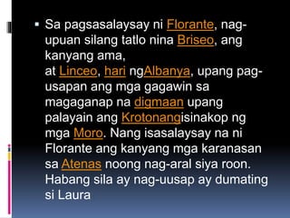 Florante at Laura : Ang Kariktan ni Laura | PPTX
