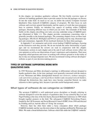 Using Software In Qualitative Research A Stepbystep Guide Ann Lewins | PDF