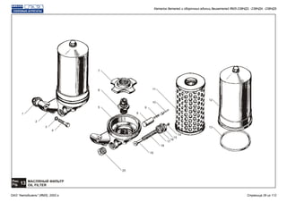 МАСЛЯНЫЙ ФИЛЬТР
OIL FILTER
Рис.
13Fig.
1
2
3
4
5
6
7
8
9
10
11
12
13
14
15
16
18
19
20
17
Каталог деталей и сборочных единиц двигателей ЯМЗ-238НД3, -238НД4, -238НД5
ОАО "Автодизель" (ЯМЗ), 2002 г. Страница 29 из 112
 