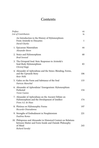 Hylomorphic The History of Hylomorphism: Philosophical Evolution from Aristotle to ...