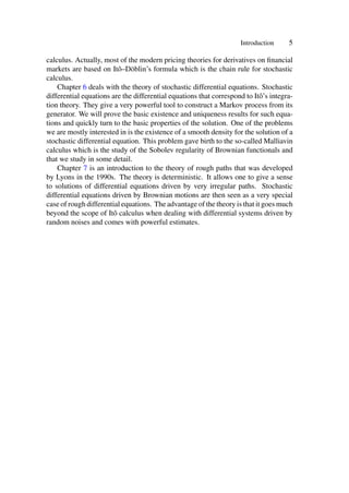 Diffusion Processes And Stochastic Calculus Fabrice Baudoin | PDF
