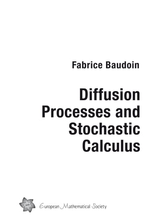 Diffusion Processes And Stochastic Calculus Fabrice Baudoin | PDF