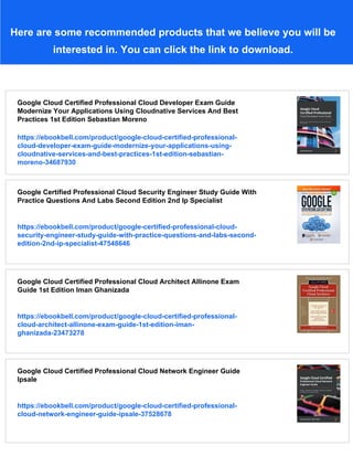 Google Certified Professional Cloud Developer Exam Cram Notes ...