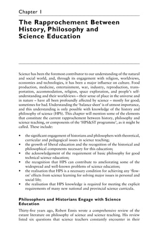 Science Teaching The Contribution Of History And Philosophy Of Science ...