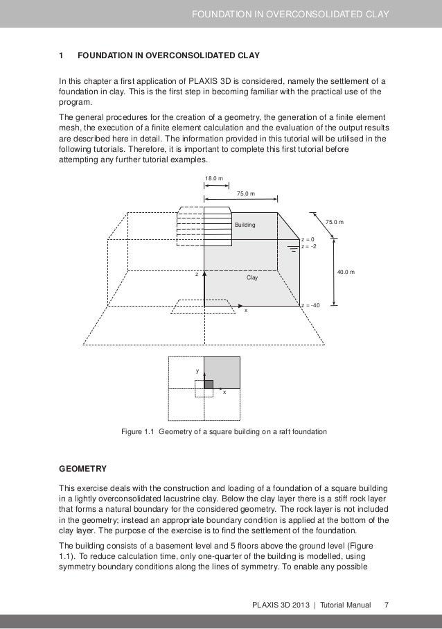 Plaxis 3d foundation full form