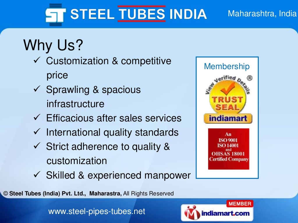 Steel Tubes Pvt. Ltd Maharashtra India