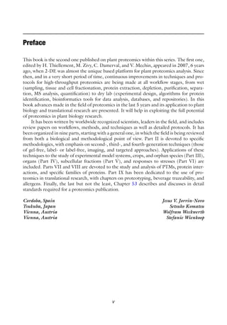 Plant Proteomics 2nd Edition Jesus V Jorrinnovo Setsuko Komatsu | PDF