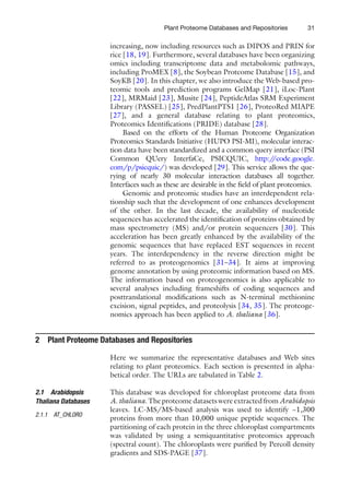 Plant Proteomics 2nd Edition Jesus V Jorrinnovo Setsuko Komatsu | PDF