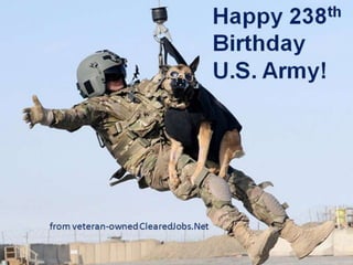 Happy 238th U.S. Army!