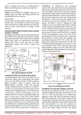 Design Smart Energy Meter to Prevention of Power Theft and Automatic ...