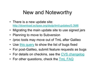 239 - TmL New And Noteworthy