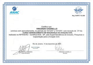 2007 Certificado AVSEC ANAC