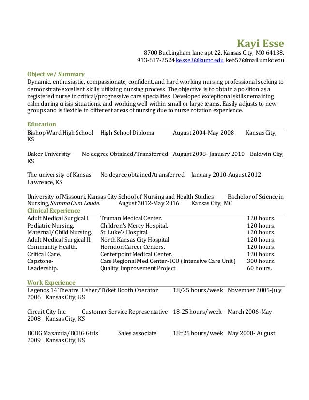 professional nurse resume professional nurse resume
