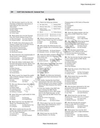 Nta Cuet Ug 2022 Section 3 General Test 1st Edition Arihant Experts | PDF