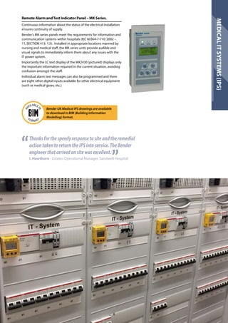 Bender UK Turnkey Healthcare Solutions | PDF