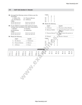 Arihant Nta Cuet Ug 2022 Section 2 Domain Humanities First Arihant ...