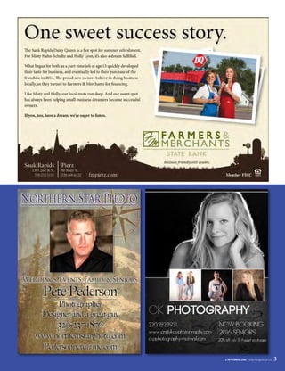 CMWomen.com July/August 2015 3
 