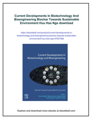 Current Developments In Biotechnology And Bioengineering Biochar ...