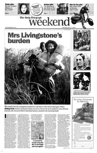 Telegraph Livingstone Article