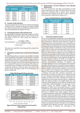 Study on Solid Waste Management System and Design of Sanitary Landfill ...