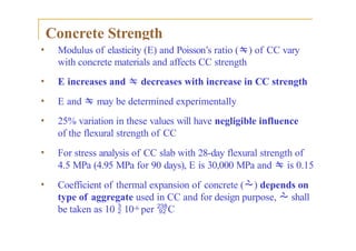 Comprehensive Design of Rigid Pavements Using IRC:58-2015 Method | PPTX