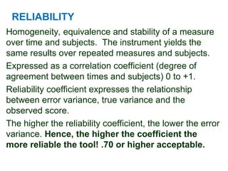 Homogeneity Reliability 23APR_NR_Data collection Methods_Part 3.ppt