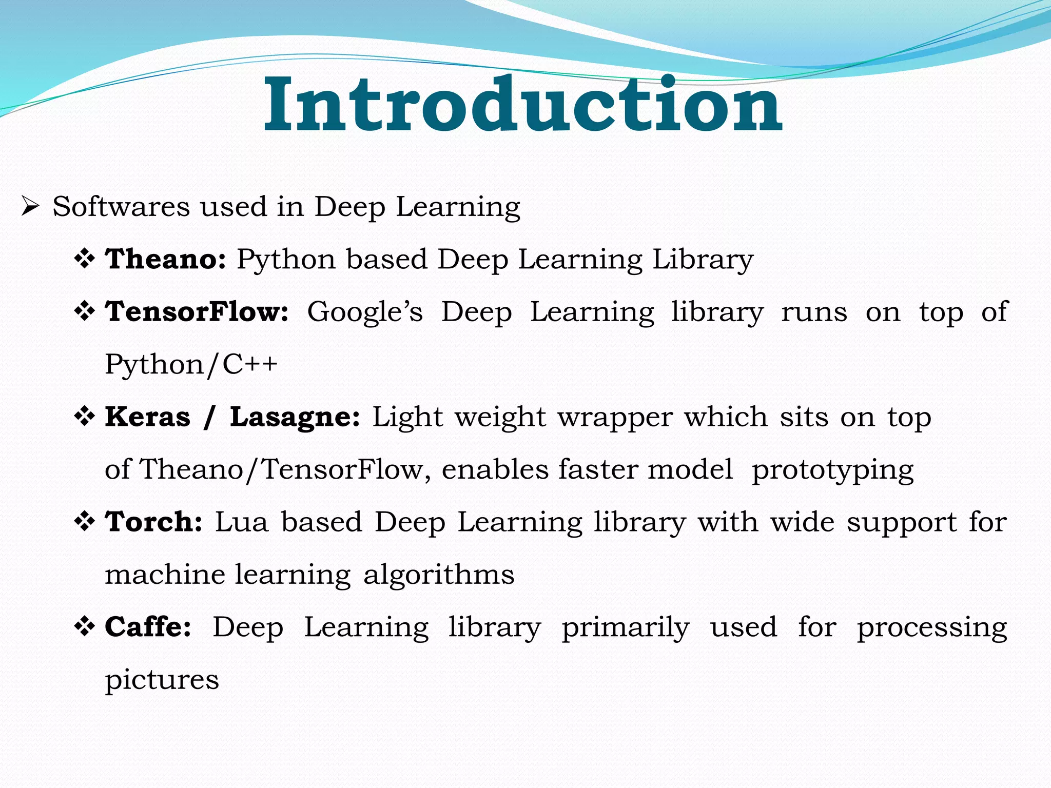 Auto encoders in Deep Learning | PPT