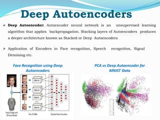 Auto encoders in Deep Learning | PPT