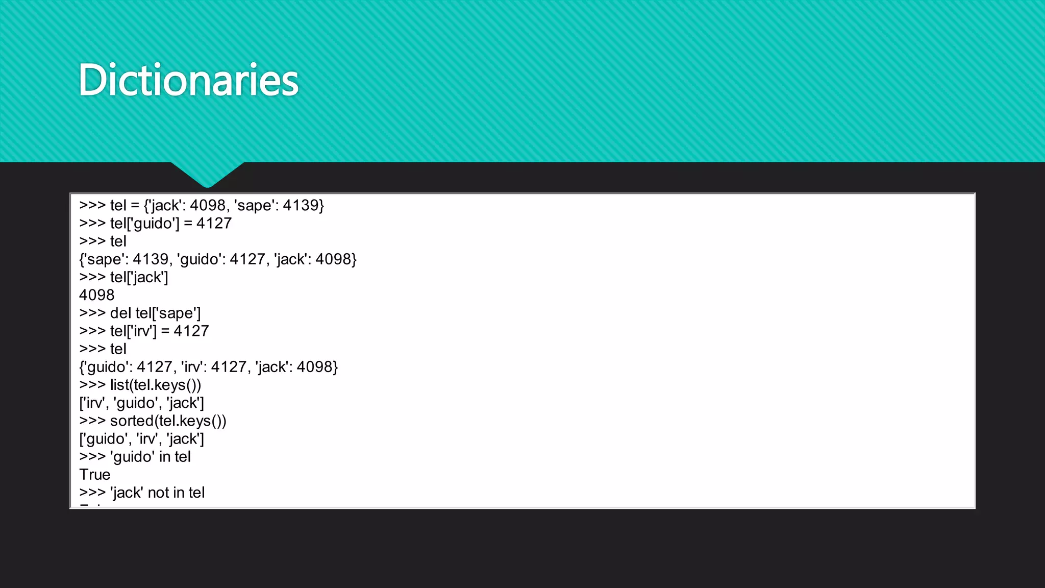 Python data structures | PPT