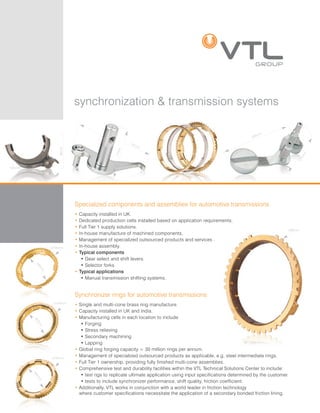 VTL Group Overview | PDF | Automotive Industry | Industries